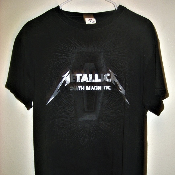 Delta Other - METALLICA DEATH MAGNETIC BLACK S/S CONCERT SHIRT.